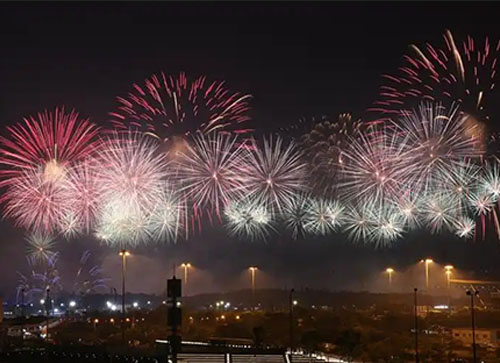 和硕县焰火晚会